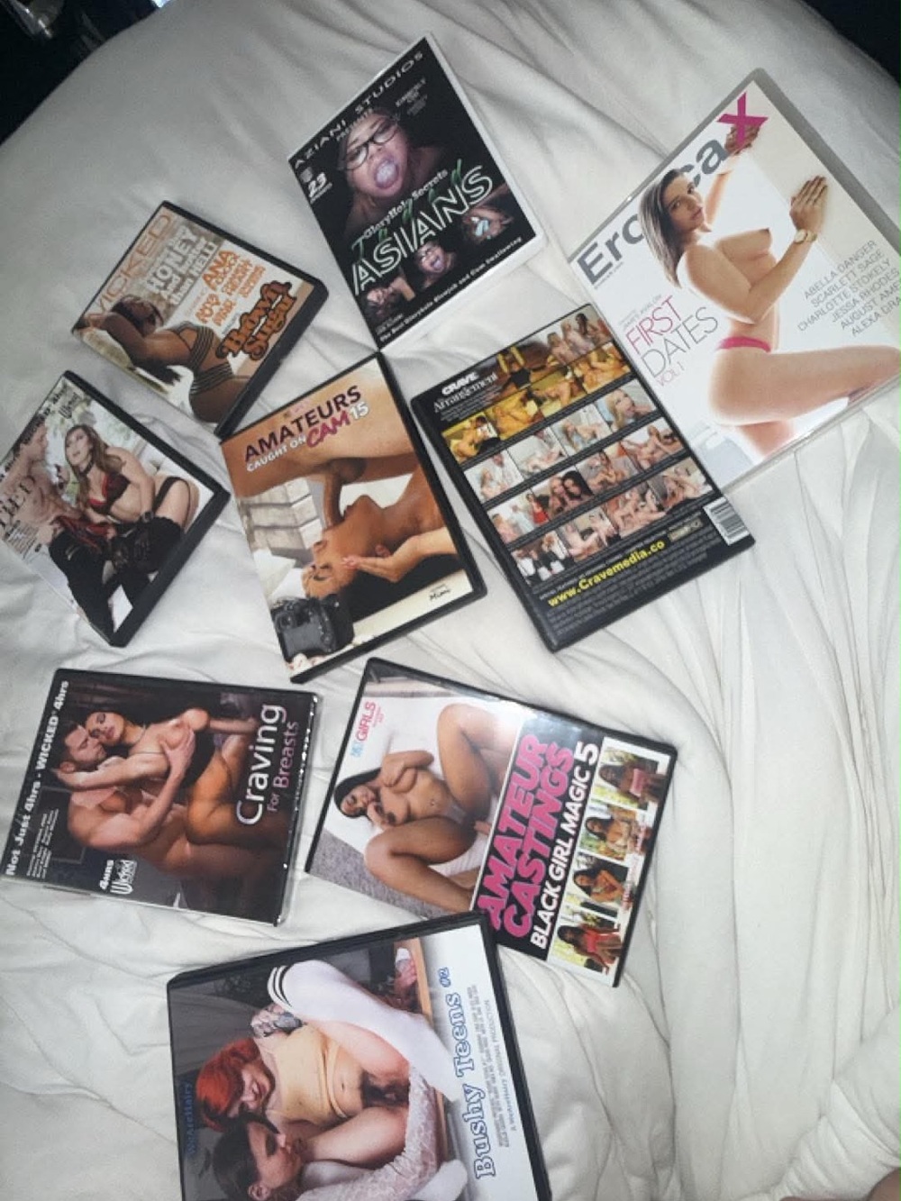 Assorted DVD Collection - White Covers - Unbranded